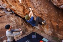 Bouldering in Hueco Tanks on 01/12/2020 with Blue Lizard Climbing and Yoga

Filename: SRM_20200112_1159440.jpg
Aperture: f/4.5
Shutter Speed: 1/250
Body: Canon EOS-1D Mark II
Lens: Canon EF 16-35mm f/2.8 L