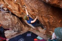 Bouldering in Hueco Tanks on 01/12/2020 with Blue Lizard Climbing and Yoga

Filename: SRM_20200112_1206100.jpg
Aperture: f/4.5
Shutter Speed: 1/250
Body: Canon EOS-1D Mark II
Lens: Canon EF 16-35mm f/2.8 L