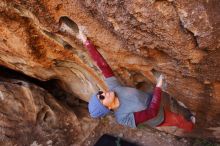 Bouldering in Hueco Tanks on 01/12/2020 with Blue Lizard Climbing and Yoga

Filename: SRM_20200112_1209090.jpg
Aperture: f/4.5
Shutter Speed: 1/250
Body: Canon EOS-1D Mark II
Lens: Canon EF 16-35mm f/2.8 L