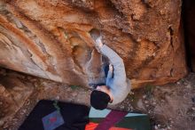 Bouldering in Hueco Tanks on 01/12/2020 with Blue Lizard Climbing and Yoga

Filename: SRM_20200112_1210000.jpg
Aperture: f/4.5
Shutter Speed: 1/250
Body: Canon EOS-1D Mark II
Lens: Canon EF 16-35mm f/2.8 L