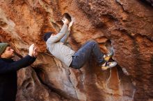 Bouldering in Hueco Tanks on 01/12/2020 with Blue Lizard Climbing and Yoga

Filename: SRM_20200112_1211470.jpg
Aperture: f/4.5
Shutter Speed: 1/250
Body: Canon EOS-1D Mark II
Lens: Canon EF 16-35mm f/2.8 L