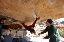 Bouldering in Hueco Tanks on 01/12/2020 with Blue Lizard Climbing and Yoga

Filename: SRM_20200112_1312590.jpg
Aperture: f/6.3
Shutter Speed: 1/250
Body: Canon EOS-1D Mark II
Lens: Canon EF 16-35mm f/2.8 L