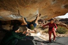 Bouldering in Hueco Tanks on 01/12/2020 with Blue Lizard Climbing and Yoga

Filename: SRM_20200112_1321120.jpg
Aperture: f/8.0
Shutter Speed: 1/250
Body: Canon EOS-1D Mark II
Lens: Canon EF 16-35mm f/2.8 L