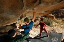 Bouldering in Hueco Tanks on 01/12/2020 with Blue Lizard Climbing and Yoga

Filename: SRM_20200112_1321330.jpg
Aperture: f/8.0
Shutter Speed: 1/250
Body: Canon EOS-1D Mark II
Lens: Canon EF 16-35mm f/2.8 L