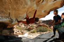 Bouldering in Hueco Tanks on 01/12/2020 with Blue Lizard Climbing and Yoga

Filename: SRM_20200112_1325110.jpg
Aperture: f/8.0
Shutter Speed: 1/250
Body: Canon EOS-1D Mark II
Lens: Canon EF 16-35mm f/2.8 L