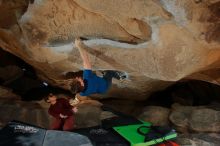 Bouldering in Hueco Tanks on 01/12/2020 with Blue Lizard Climbing and Yoga

Filename: SRM_20200112_1424030.jpg
Aperture: f/8.0
Shutter Speed: 1/250
Body: Canon EOS-1D Mark II
Lens: Canon EF 16-35mm f/2.8 L