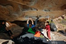 Bouldering in Hueco Tanks on 01/12/2020 with Blue Lizard Climbing and Yoga

Filename: SRM_20200112_1445380.jpg
Aperture: f/8.0
Shutter Speed: 1/250
Body: Canon EOS-1D Mark II
Lens: Canon EF 16-35mm f/2.8 L