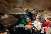 Bouldering in Hueco Tanks on 01/12/2020 with Blue Lizard Climbing and Yoga

Filename: SRM_20200112_1445500.jpg
Aperture: f/8.0
Shutter Speed: 1/250
Body: Canon EOS-1D Mark II
Lens: Canon EF 16-35mm f/2.8 L