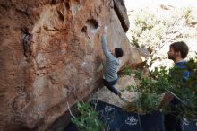 Bouldering in Hueco Tanks on 01/12/2020 with Blue Lizard Climbing and Yoga

Filename: SRM_20200112_1541040.jpg
Aperture: f/4.5
Shutter Speed: 1/250
Body: Canon EOS-1D Mark II
Lens: Canon EF 16-35mm f/2.8 L