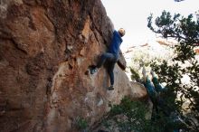 Bouldering in Hueco Tanks on 01/12/2020 with Blue Lizard Climbing and Yoga

Filename: SRM_20200112_1547400.jpg
Aperture: f/6.3
Shutter Speed: 1/250
Body: Canon EOS-1D Mark II
Lens: Canon EF 16-35mm f/2.8 L