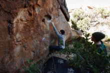 Bouldering in Hueco Tanks on 01/12/2020 with Blue Lizard Climbing and Yoga

Filename: SRM_20200112_1548270.jpg
Aperture: f/7.1
Shutter Speed: 1/250
Body: Canon EOS-1D Mark II
Lens: Canon EF 16-35mm f/2.8 L