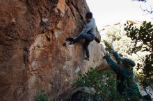 Bouldering in Hueco Tanks on 01/12/2020 with Blue Lizard Climbing and Yoga

Filename: SRM_20200112_1548560.jpg
Aperture: f/6.3
Shutter Speed: 1/250
Body: Canon EOS-1D Mark II
Lens: Canon EF 16-35mm f/2.8 L