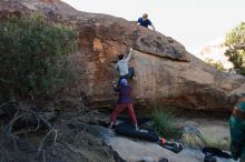 Bouldering in Hueco Tanks on 01/12/2020 with Blue Lizard Climbing and Yoga

Filename: SRM_20200112_1557360.jpg
Aperture: f/6.3
Shutter Speed: 1/250
Body: Canon EOS-1D Mark II
Lens: Canon EF 16-35mm f/2.8 L