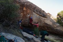 Bouldering in Hueco Tanks on 01/12/2020 with Blue Lizard Climbing and Yoga

Filename: SRM_20200112_1604210.jpg
Aperture: f/7.1
Shutter Speed: 1/250
Body: Canon EOS-1D Mark II
Lens: Canon EF 16-35mm f/2.8 L