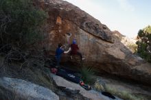 Bouldering in Hueco Tanks on 01/12/2020 with Blue Lizard Climbing and Yoga

Filename: SRM_20200112_1611110.jpg
Aperture: f/8.0
Shutter Speed: 1/250
Body: Canon EOS-1D Mark II
Lens: Canon EF 16-35mm f/2.8 L