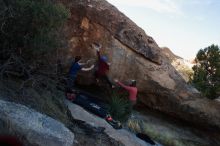 Bouldering in Hueco Tanks on 01/12/2020 with Blue Lizard Climbing and Yoga

Filename: SRM_20200112_1623190.jpg
Aperture: f/8.0
Shutter Speed: 1/250
Body: Canon EOS-1D Mark II
Lens: Canon EF 16-35mm f/2.8 L