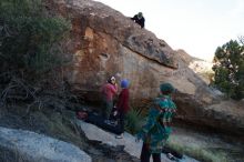 Bouldering in Hueco Tanks on 01/12/2020 with Blue Lizard Climbing and Yoga

Filename: SRM_20200112_1631090.jpg
Aperture: f/7.1
Shutter Speed: 1/250
Body: Canon EOS-1D Mark II
Lens: Canon EF 16-35mm f/2.8 L