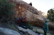 Bouldering in Hueco Tanks on 01/12/2020 with Blue Lizard Climbing and Yoga

Filename: SRM_20200112_1631170.jpg
Aperture: f/7.1
Shutter Speed: 1/250
Body: Canon EOS-1D Mark II
Lens: Canon EF 16-35mm f/2.8 L