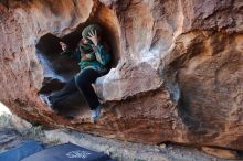 Bouldering in Hueco Tanks on 01/12/2020 with Blue Lizard Climbing and Yoga

Filename: SRM_20200112_1653030.jpg
Aperture: f/4.0
Shutter Speed: 1/250
Body: Canon EOS-1D Mark II
Lens: Canon EF 16-35mm f/2.8 L