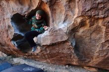 Bouldering in Hueco Tanks on 01/12/2020 with Blue Lizard Climbing and Yoga

Filename: SRM_20200112_1653040.jpg
Aperture: f/4.0
Shutter Speed: 1/250
Body: Canon EOS-1D Mark II
Lens: Canon EF 16-35mm f/2.8 L