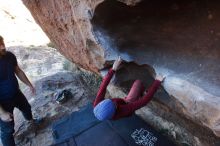 Bouldering in Hueco Tanks on 01/12/2020 with Blue Lizard Climbing and Yoga

Filename: SRM_20200112_1700440.jpg
Aperture: f/5.0
Shutter Speed: 1/250
Body: Canon EOS-1D Mark II
Lens: Canon EF 16-35mm f/2.8 L