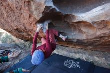 Bouldering in Hueco Tanks on 01/12/2020 with Blue Lizard Climbing and Yoga

Filename: SRM_20200112_1706310.jpg
Aperture: f/4.0
Shutter Speed: 1/250
Body: Canon EOS-1D Mark II
Lens: Canon EF 16-35mm f/2.8 L