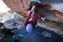 Bouldering in Hueco Tanks on 01/12/2020 with Blue Lizard Climbing and Yoga

Filename: SRM_20200112_1706320.jpg
Aperture: f/4.0
Shutter Speed: 1/250
Body: Canon EOS-1D Mark II
Lens: Canon EF 16-35mm f/2.8 L