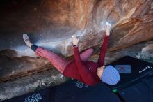 Bouldering in Hueco Tanks on 01/12/2020 with Blue Lizard Climbing and Yoga

Filename: SRM_20200112_1707190.jpg
Aperture: f/4.5
Shutter Speed: 1/250
Body: Canon EOS-1D Mark II
Lens: Canon EF 16-35mm f/2.8 L