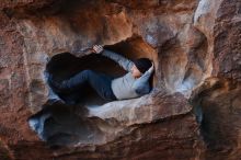 Bouldering in Hueco Tanks on 01/12/2020 with Blue Lizard Climbing and Yoga

Filename: SRM_20200112_1710170.jpg
Aperture: f/5.0
Shutter Speed: 1/250
Body: Canon EOS-1D Mark II
Lens: Canon EF 16-35mm f/2.8 L