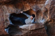 Bouldering in Hueco Tanks on 01/12/2020 with Blue Lizard Climbing and Yoga

Filename: SRM_20200112_1710220.jpg
Aperture: f/5.0
Shutter Speed: 1/250
Body: Canon EOS-1D Mark II
Lens: Canon EF 16-35mm f/2.8 L