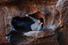 Bouldering in Hueco Tanks on 01/12/2020 with Blue Lizard Climbing and Yoga

Filename: SRM_20200112_1710270.jpg
Aperture: f/5.0
Shutter Speed: 1/250
Body: Canon EOS-1D Mark II
Lens: Canon EF 16-35mm f/2.8 L