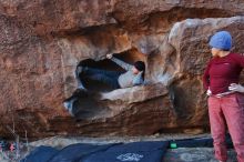 Bouldering in Hueco Tanks on 01/12/2020 with Blue Lizard Climbing and Yoga

Filename: SRM_20200112_1710480.jpg
Aperture: f/4.5
Shutter Speed: 1/250
Body: Canon EOS-1D Mark II
Lens: Canon EF 16-35mm f/2.8 L