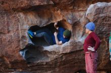 Bouldering in Hueco Tanks on 01/12/2020 with Blue Lizard Climbing and Yoga

Filename: SRM_20200112_1712000.jpg
Aperture: f/4.5
Shutter Speed: 1/250
Body: Canon EOS-1D Mark II
Lens: Canon EF 16-35mm f/2.8 L