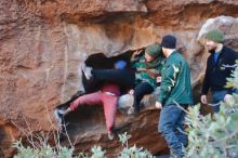 Bouldering in Hueco Tanks on 01/12/2020 with Blue Lizard Climbing and Yoga

Filename: SRM_20200112_1713530.jpg
Aperture: f/3.2
Shutter Speed: 1/250
Body: Canon EOS-1D Mark II
Lens: Canon EF 16-35mm f/2.8 L