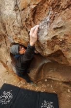 Bouldering in Hueco Tanks on 01/16/2020 with Blue Lizard Climbing and Yoga

Filename: SRM_20200116_1017570.jpg
Aperture: f/5.6
Shutter Speed: 1/320
Body: Canon EOS-1D Mark II
Lens: Canon EF 16-35mm f/2.8 L