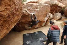 Bouldering in Hueco Tanks on 01/16/2020 with Blue Lizard Climbing and Yoga

Filename: SRM_20200116_1029110.jpg
Aperture: f/4.5
Shutter Speed: 1/320
Body: Canon EOS-1D Mark II
Lens: Canon EF 16-35mm f/2.8 L