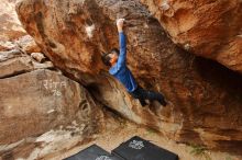 Bouldering in Hueco Tanks on 01/16/2020 with Blue Lizard Climbing and Yoga

Filename: SRM_20200116_1035310.jpg
Aperture: f/3.5
Shutter Speed: 1/320
Body: Canon EOS-1D Mark II
Lens: Canon EF 16-35mm f/2.8 L