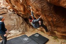 Bouldering in Hueco Tanks on 01/16/2020 with Blue Lizard Climbing and Yoga

Filename: SRM_20200116_1036270.jpg
Aperture: f/3.5
Shutter Speed: 1/320
Body: Canon EOS-1D Mark II
Lens: Canon EF 16-35mm f/2.8 L