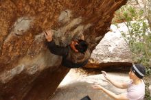 Bouldering in Hueco Tanks on 01/16/2020 with Blue Lizard Climbing and Yoga

Filename: SRM_20200116_1051400.jpg
Aperture: f/4.5
Shutter Speed: 1/250
Body: Canon EOS-1D Mark II
Lens: Canon EF 16-35mm f/2.8 L