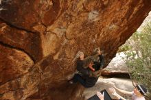 Bouldering in Hueco Tanks on 01/16/2020 with Blue Lizard Climbing and Yoga

Filename: SRM_20200116_1052020.jpg
Aperture: f/4.5
Shutter Speed: 1/250
Body: Canon EOS-1D Mark II
Lens: Canon EF 16-35mm f/2.8 L