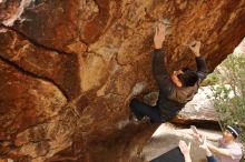 Bouldering in Hueco Tanks on 01/16/2020 with Blue Lizard Climbing and Yoga

Filename: SRM_20200116_1052130.jpg
Aperture: f/4.5
Shutter Speed: 1/250
Body: Canon EOS-1D Mark II
Lens: Canon EF 16-35mm f/2.8 L