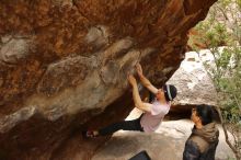 Bouldering in Hueco Tanks on 01/16/2020 with Blue Lizard Climbing and Yoga

Filename: SRM_20200116_1054570.jpg
Aperture: f/5.0
Shutter Speed: 1/250
Body: Canon EOS-1D Mark II
Lens: Canon EF 16-35mm f/2.8 L