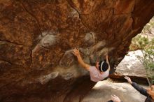 Bouldering in Hueco Tanks on 01/16/2020 with Blue Lizard Climbing and Yoga

Filename: SRM_20200116_1057370.jpg
Aperture: f/4.5
Shutter Speed: 1/250
Body: Canon EOS-1D Mark II
Lens: Canon EF 16-35mm f/2.8 L