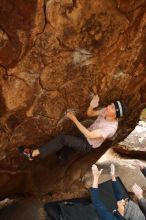 Bouldering in Hueco Tanks on 01/16/2020 with Blue Lizard Climbing and Yoga

Filename: SRM_20200116_1057550.jpg
Aperture: f/4.5
Shutter Speed: 1/250
Body: Canon EOS-1D Mark II
Lens: Canon EF 16-35mm f/2.8 L