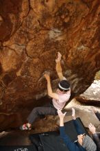 Bouldering in Hueco Tanks on 01/16/2020 with Blue Lizard Climbing and Yoga

Filename: SRM_20200116_1057551.jpg
Aperture: f/4.5
Shutter Speed: 1/250
Body: Canon EOS-1D Mark II
Lens: Canon EF 16-35mm f/2.8 L