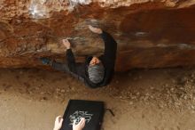 Bouldering in Hueco Tanks on 01/16/2020 with Blue Lizard Climbing and Yoga

Filename: SRM_20200116_1143120.jpg
Aperture: f/2.8
Shutter Speed: 1/320
Body: Canon EOS-1D Mark II
Lens: Canon EF 50mm f/1.8 II