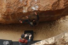 Bouldering in Hueco Tanks on 01/16/2020 with Blue Lizard Climbing and Yoga

Filename: SRM_20200116_1148460.jpg
Aperture: f/3.5
Shutter Speed: 1/320
Body: Canon EOS-1D Mark II
Lens: Canon EF 50mm f/1.8 II