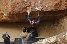 Bouldering in Hueco Tanks on 01/16/2020 with Blue Lizard Climbing and Yoga

Filename: SRM_20200116_1204330.jpg
Aperture: f/3.5
Shutter Speed: 1/320
Body: Canon EOS-1D Mark II
Lens: Canon EF 50mm f/1.8 II