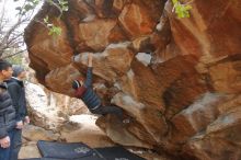 Bouldering in Hueco Tanks on 01/16/2020 with Blue Lizard Climbing and Yoga

Filename: SRM_20200116_1323320.jpg
Aperture: f/3.5
Shutter Speed: 1/200
Body: Canon EOS-1D Mark II
Lens: Canon EF 16-35mm f/2.8 L