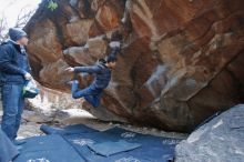 Bouldering in Hueco Tanks on 01/16/2020 with Blue Lizard Climbing and Yoga

Filename: SRM_20200116_1331590.jpg
Aperture: f/4.0
Shutter Speed: 1/250
Body: Canon EOS-1D Mark II
Lens: Canon EF 16-35mm f/2.8 L